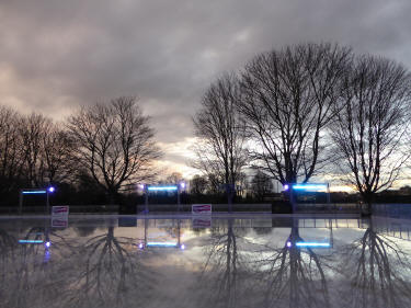 Hampton Court Palace skating rink