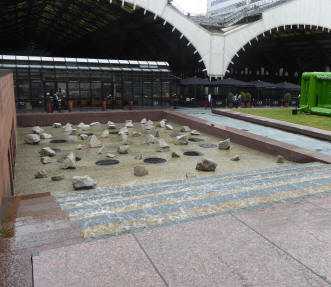 Marble water feature