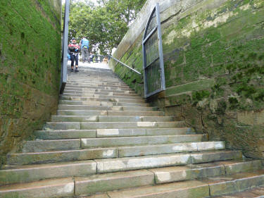 Tower Beach granite steps