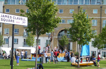 Woolwich Tall Ships event stalls