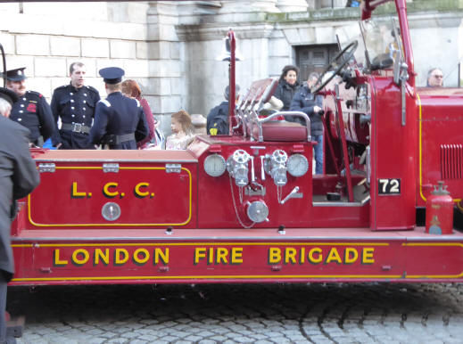 Vintage fire engines