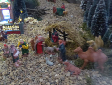 Model Nativity scene