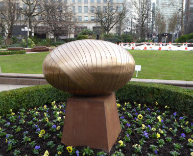 Westferry Circus sculpture