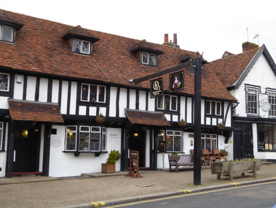 Pinner timber framed houses The Queen's Head