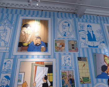 Tintin exhibition