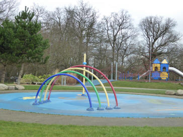 Water play area