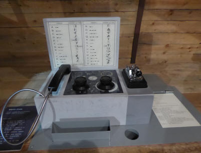Morse code machine RAF Museum