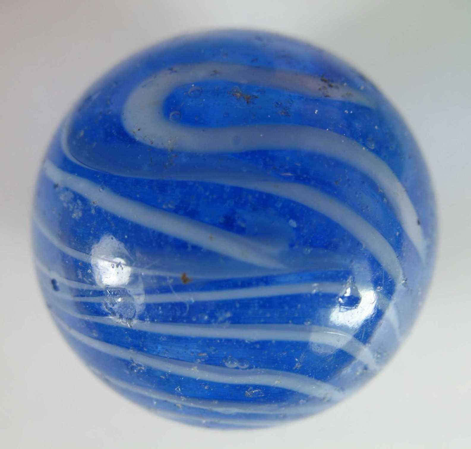 Blue swirly marble